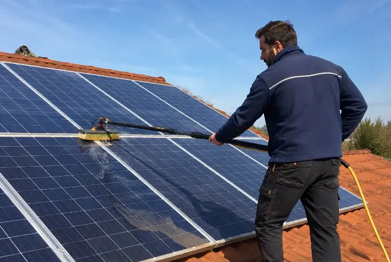 Nettoyage et entretien de panneaux solaires à Scherwiller